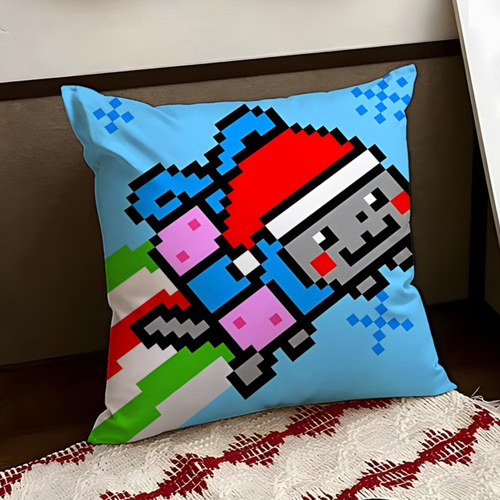 Nyan Cat Cushion Cover Reversible Soft Durable Pillow Cover Home  Car MultiScene Use for Daily Comfort