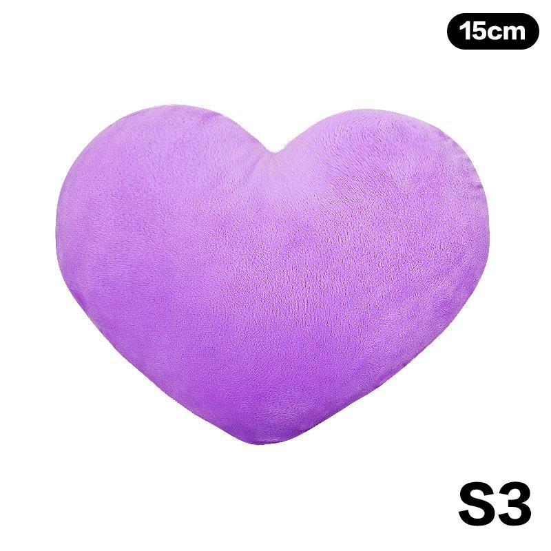 Cute Heart Shaped Plush Pillow Soft Sleeping Pillow Living Room Decor Valentine's Day Gifts Comfortable Love Pillow Sofa Cushion