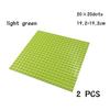 Non-Toxic 24X24 20X20 Dots Classic 2Pcs Base Plates Blocks Small Size Diy Bricks Baseplates Abs Plastic Assembly Plate Blocks For Children