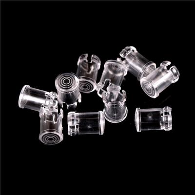 10 Stück 5 mm LED-Leuchtdioden-Lampenschirmschutz klar