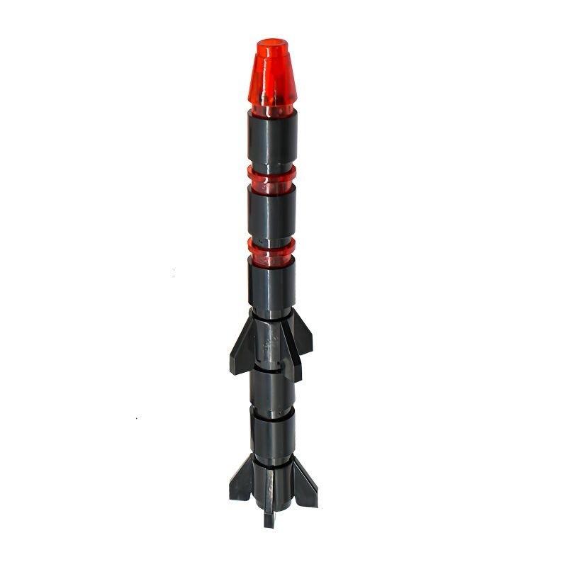 MOC Building Blocks Rocket Launcher Missile Modelling Cannonball Decoration Modification Technical Parts Compatible with Legoeds