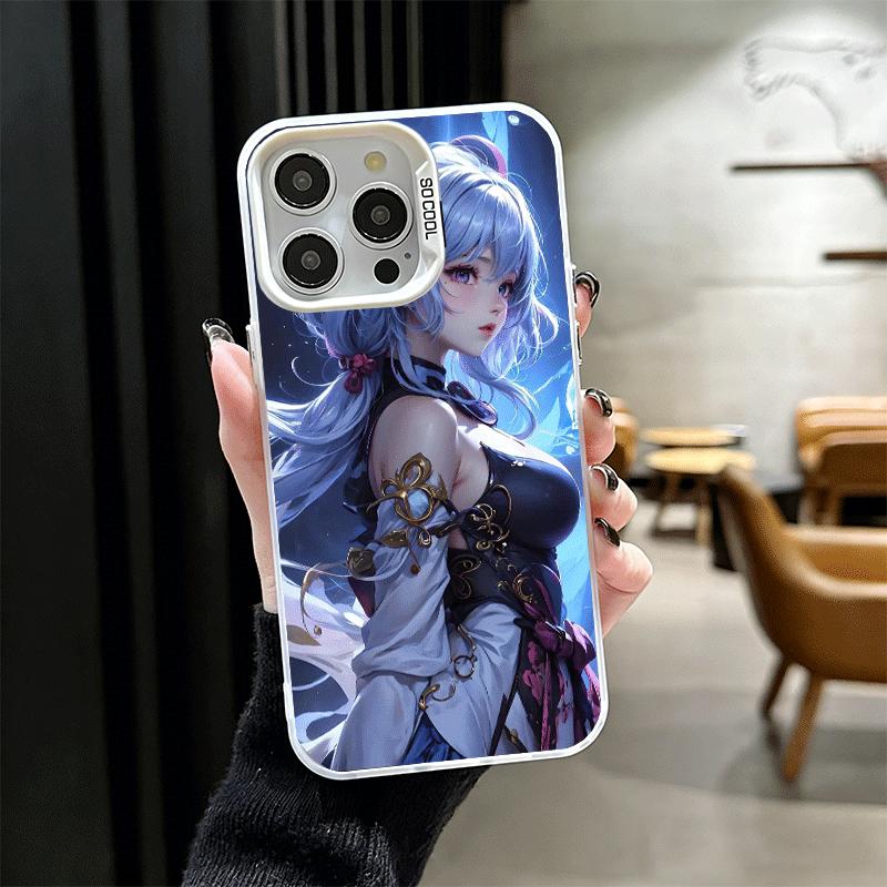 Genshin Impact Ganyu Soft Phone Case for iPhone 15 16 17 Pro Max 17Air 16E 14 Plus 13 12 Mini Shockproof Cover Back Shell