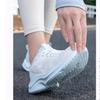 Xtep Sport Versatile Shock Absorbing Non-Slip Low-Top Casual Running Shoes Women Sneakers White Blue 875218110036-1