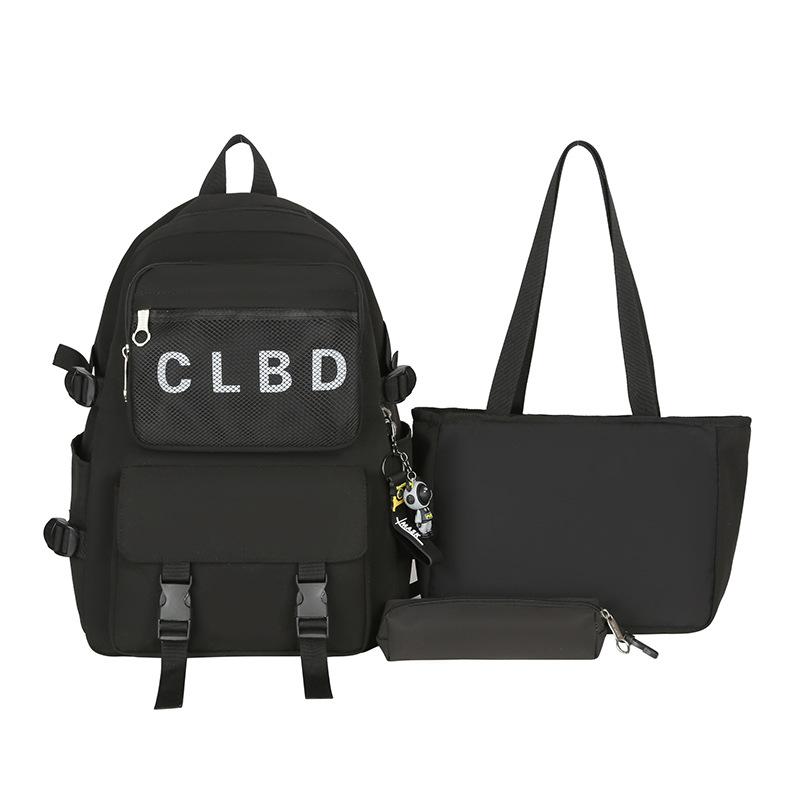 Men's Backpack Middle School Student Backpack Women's Schoolbag