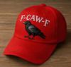 Amazon Popular Fashion 3D Digital Printing Baseball Cap F-Caw-F Crow Hat Crow Cap