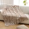 Nordic Winter Thickened Warm Half Fleece Blanket, Office Nap Sofa Blanket, Winter Thick Sofa Towel Bedside Blanket Bedside Flag