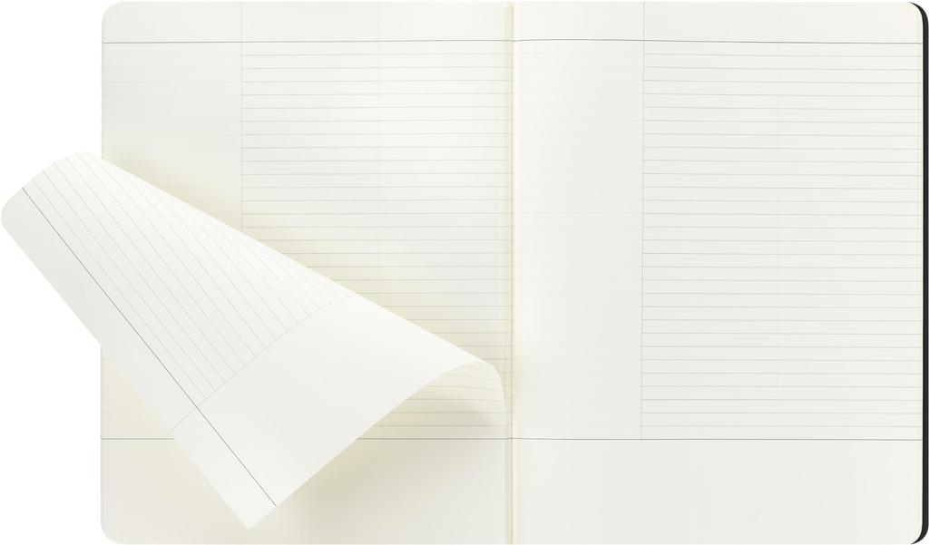 Moleskine Cahier Journal Subject XL Notebook, Black/Kraft Brown, CH4STNB