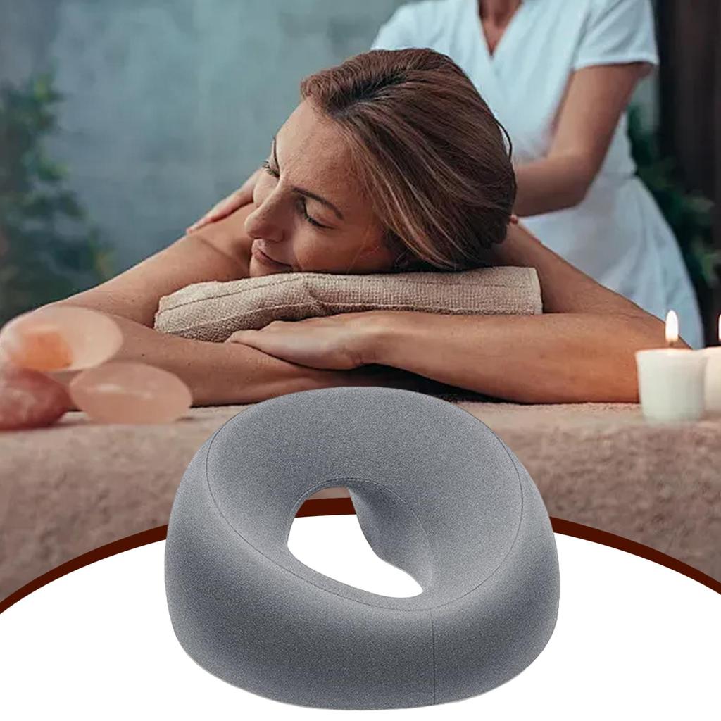 Face Down Pillow Prone Pillow for Prone Face Down Resting Comfort Memory Foam Ergonomics Home Massage Headrest for Beauty Salon
