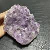 1375g Natural Amethyst Titanium gold Ore Raw Stone Purple Crystals Cluster Druzy Geode Mineral Rock Healing Quartz Point Energy