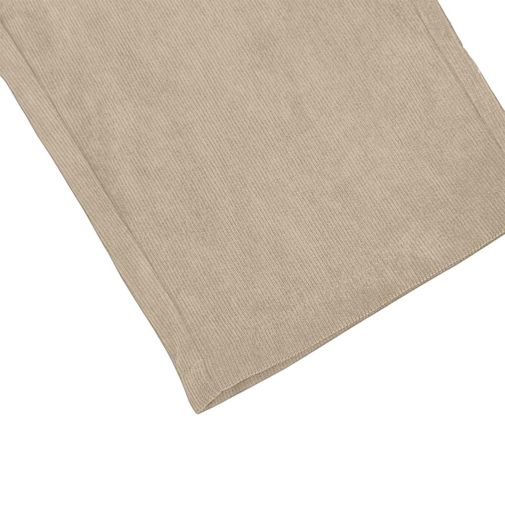 Men's Loose Casual Trousers, Elastic Waist Drawstring, Lightweight With Pockets, Comfortable And Breathable Corduroy Trousers