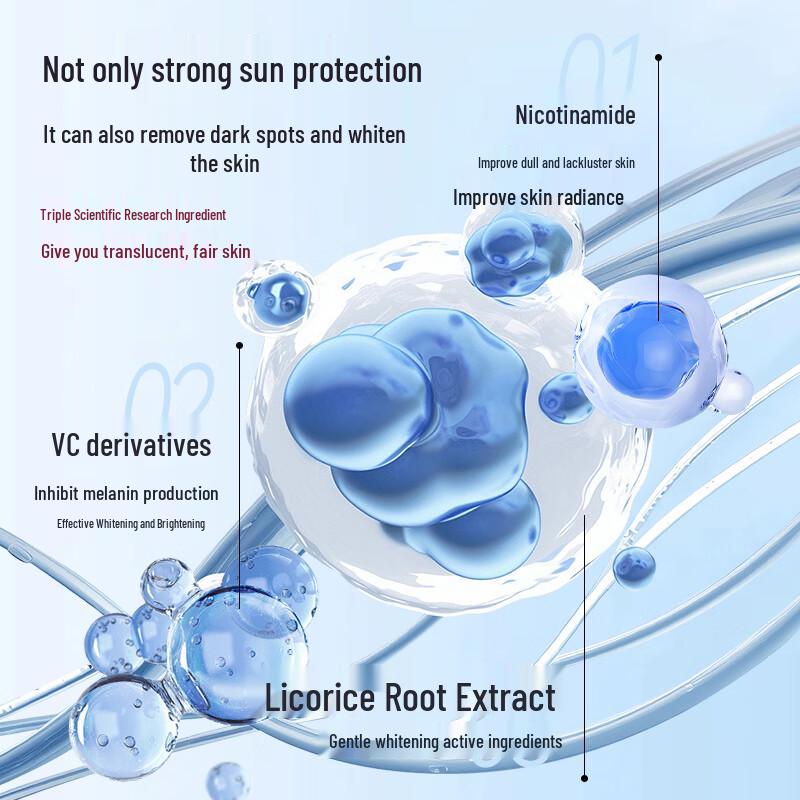 TJOY Whitening Physical Sunscreen Cream SPF50+ PA+++