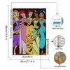 5D Diy Diamond Painting Lovely and Beautiful Princesses Full Drill Rhinestones Mosaic Embroidery Handmade Products Home Decor Gift
