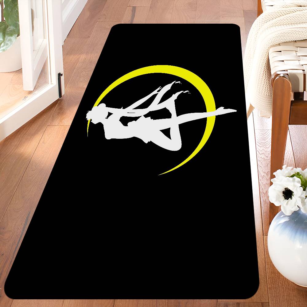 Anime R-Role S-Sailor M-Moon Kitchen Mat Kids Room Bedroom Decoration Balcony Anti-Slip Doormat Living Room Alfombra
