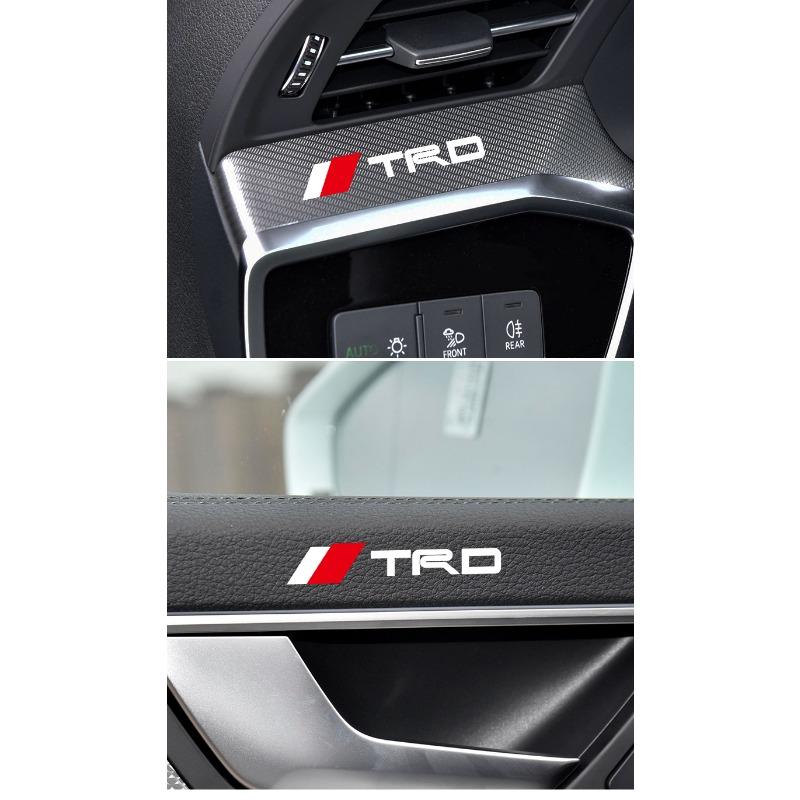 1/5/10Pc Car Interior Random Stickers Car Steering Wheel Emblem Styling for Toyota TRD GR Corolla Yaris Chr Auris RAV4 Camry Highlander
