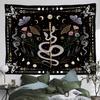 Tree Of Life Tapestry Wall Hanging Moon Phase Snake Tapestries Trippy Bohemia Hippie Mushroom Moth Floral For Living Room Bedroo