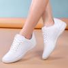 New Competitive Aerobics Shoes, White Fitness Shoes, Sports Cheerleading Shoes, Women's Training Competition Shoes, Soft Soles for Children