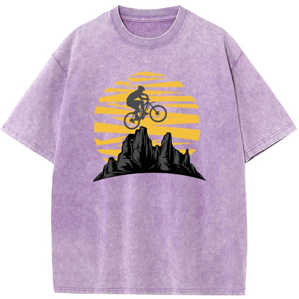 

Принтованная мужская футболка для катания на горном велосипеде Мужская женская модная футболка оверсайз Винтажная цветная мужская футболка 3XL