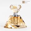 Creative Gemstone Crystal Perfume Bottle Exquisite Amber Diamond-shaped Perfume Bottle Modern Transparent Decorative Jar Gift