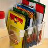 5Pack Refrigerator Shelf Dividers, Easy Install Snap-On Fridge Storage Dividers for Pantry Drawer Space Saving