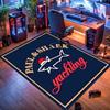 Exquisite Paul & Shark Themed Carpet, Suitable for Living Room, Bedroom, Game Room, Computer Room and Home Décor.