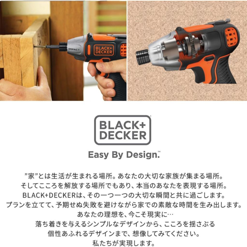 Impact Driver ISD72 BLACK+DECKER 7.2V