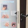 6 Pcs Clear Wall Door Handle Stopper  for Wall Fridge Cabinets Headboard