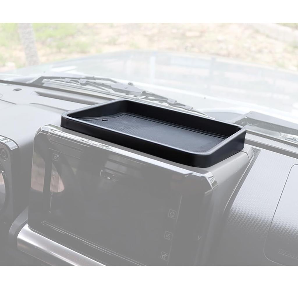 YOCTM Dashboard Tray for Suzuki Jimny Sierra and Nomad JC74 and Custom Interior Storage with Rubber Mat JB64, JB74, (2-Door 5-Door) (2019-2025) -