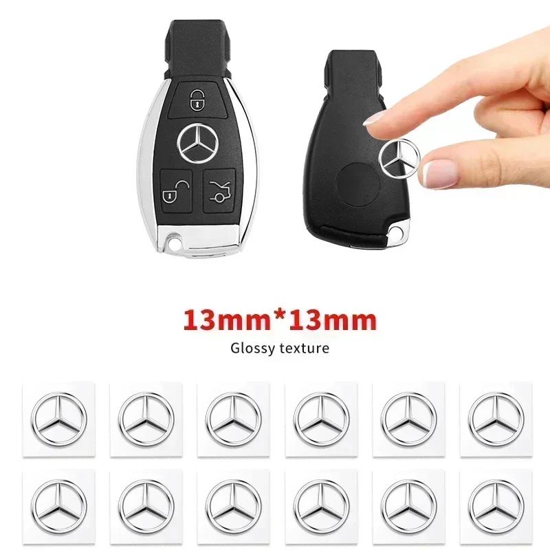 SFL1  13mm Car Remote Key Sticker Emblem Decal For Mercedes Benz AMG W211 W212 W166 W167 W117 W247 W176 W204 W203 W205 W140 X253 W210