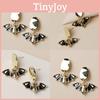 Halloween Bat Earrings With Alloy Material For Women Fashion Jewelry Gift