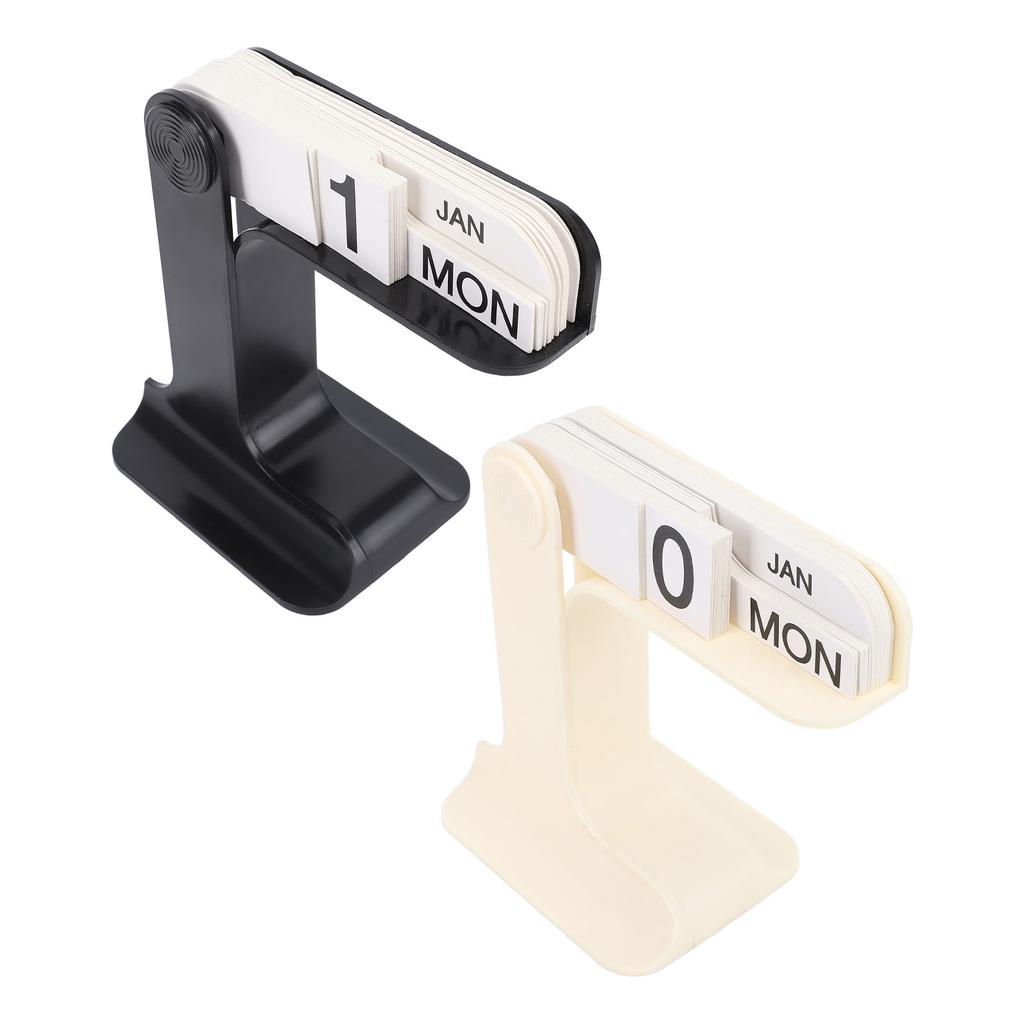 Flipping Simple Calendar Desktop Decoration Stress Relief Ornament Month Date and Day Boards Flip Pe