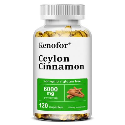 Canela de Ceilán 6000mg 120 Cápsulas Suplemento Dietético