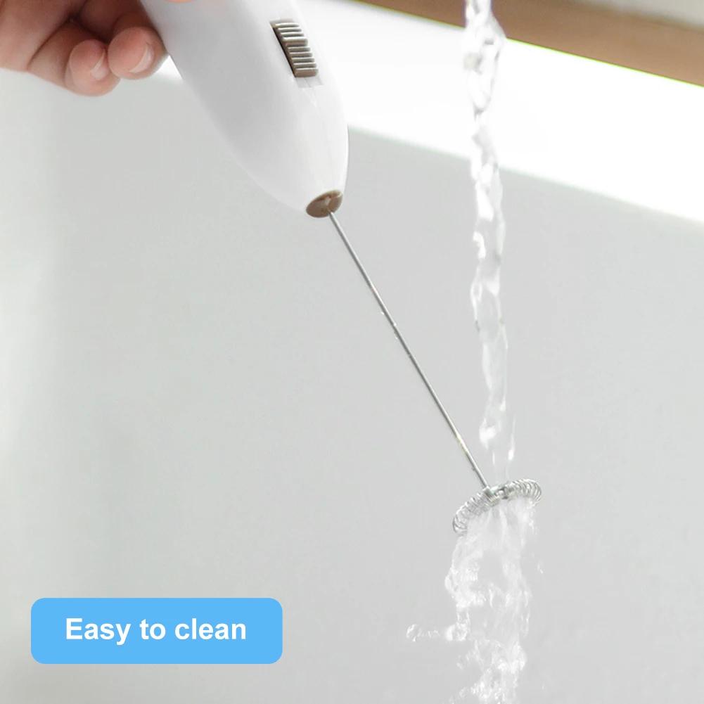 Electric Milk Frother Automatic Handheld Foam Coffee Maker Egg Beater Milk Frother Portable Kitchen Coffee Whisk Tool Accessorie