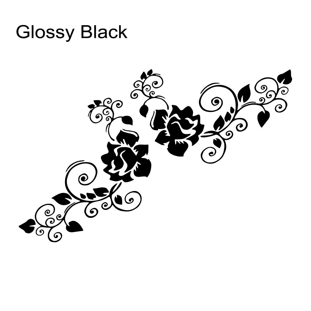 Car Flowers Graphics Stickers Decals Auto Both Body Wrap Vinyl Film Cover Automobiles Decoration Vehicles Tuning Accessories