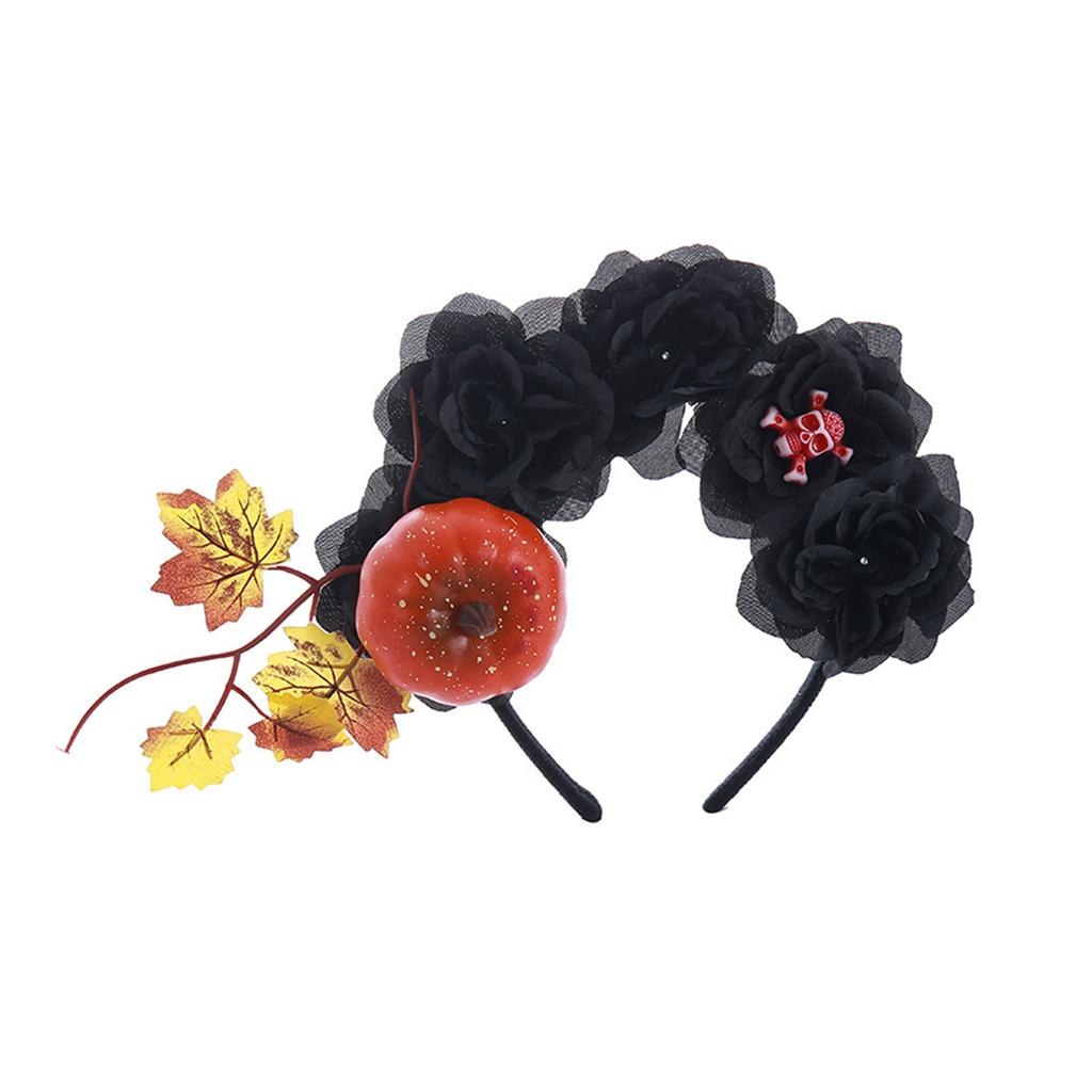 Halloween Headbands Skull Pumpkin Hair Bands Hair Hoop Halloween Party Hair Accessories Cosplay Halloween Costumes