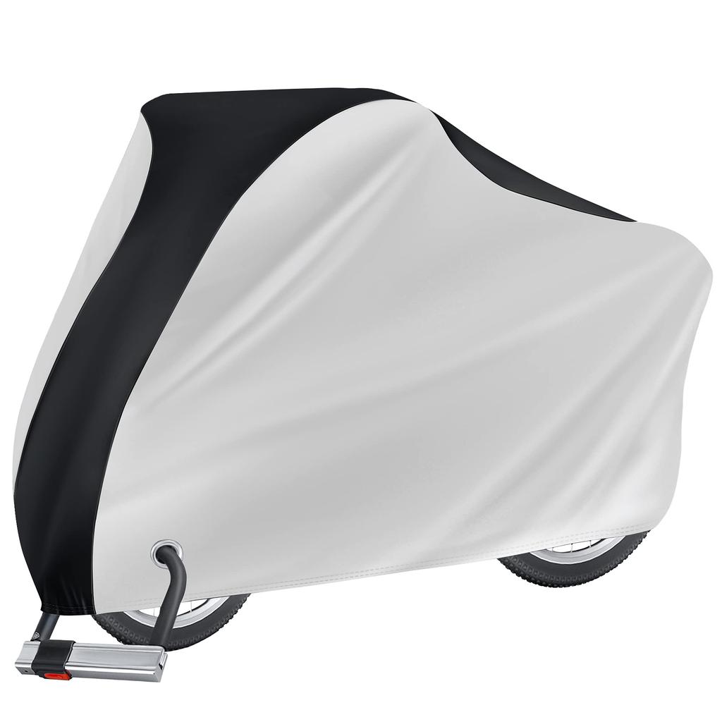 Puroma Bicycle for Outdoor UV with Lock Oxford Storage Bag Included Cover, Waterproof, Thick, Scooters, Use, Rain, Sun, Protection, Dustproof,