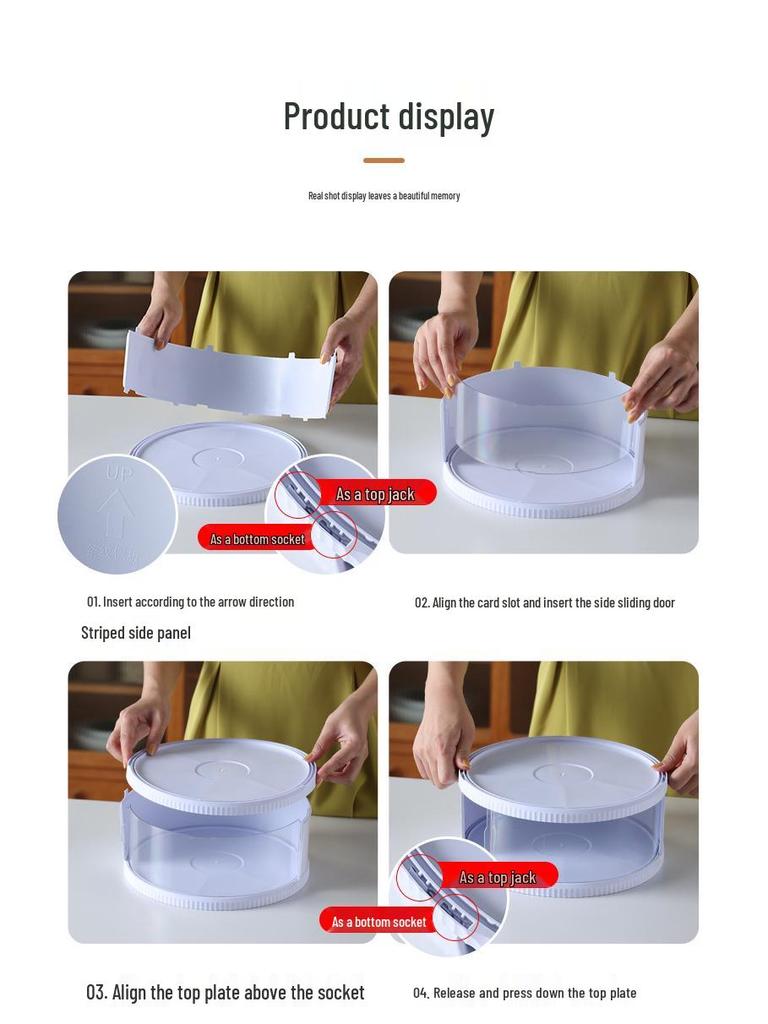 Insulated Multi-layer Foldable Food Cover for Dustproof and Winter Storage