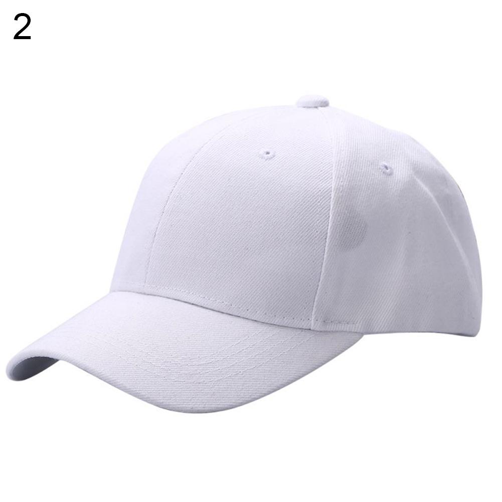 Women Men Hat Curved Sun Visor Light Board Solid Color Baseball Cap Men Cap Outdoor Sun Hat Adjustable Sports Baseball Cap