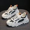 Dad Shoes Children's New 2025 Popular Leather Surface White Shoes Versatile Students Lightweight Shock Absorption Soft Sole Sports Running