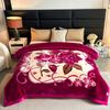 Double-Layer Thickened Fleece Blanket for Single or Double Use Autumn/Winter Cover Blanket