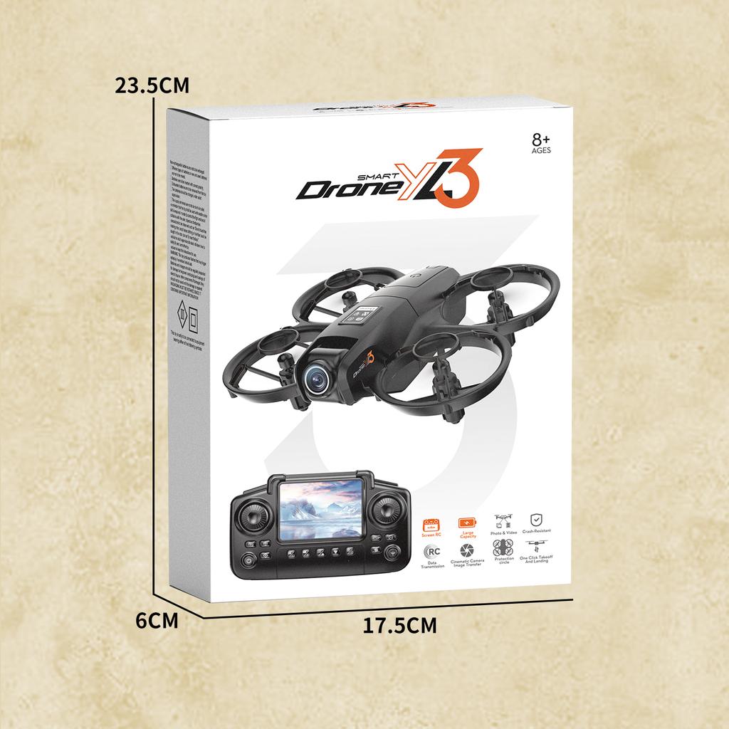 2026 YL3 Drone Professional 8K Dual Camera Long Battery Life WIFI Brushless Motors Obstacle Avoidance Foldable Quadcopter Boy Gifts