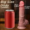7.48Inch/19cm Silicone Dildo with Powerful Suction Cup Realistic G Spot Hands-Free Soft Penis for Women Lifelike Curved Realistic Anal Dildo Sex Toy