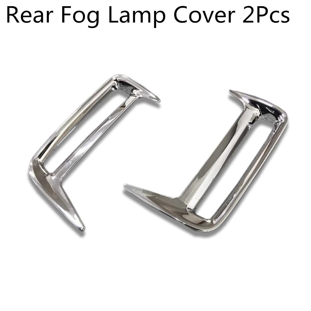 Auto Side Rear Tail Fog Lamp Cover Trim For Toyota Noah Voxy Car Black Fog Light Frame Abs Chrome Car Exterior Accessories