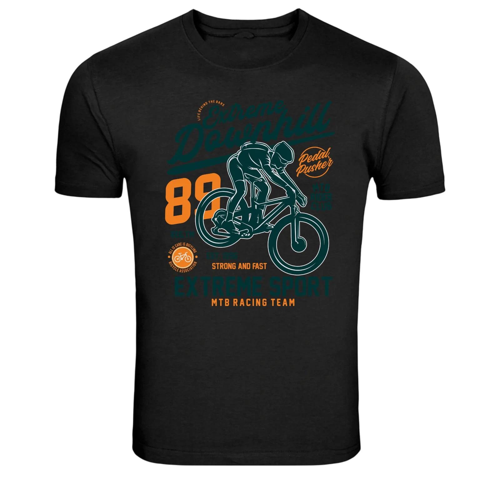 Extreme Downhill MTB Mountain Bike Rider Graphic T-Shirt XXL