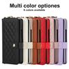 Crossbody Cards Solt Wallet Leather Ring Hold Case For Samsung Galaxy Z Fold 6 5 4 3 5G Wristband Strap S Pen Holder RFID Cover