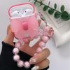 Flash Pink Bow for AirPods Pro1/1/1 Generation Apple Bluetooth Wireless Headset Case