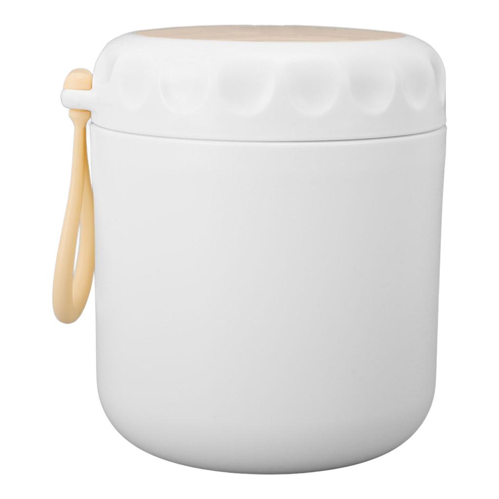 400ml Vacuum Food Jar Leakproof Stainless Steel Soup Container with Spoon and Handle for Office