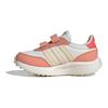 adidas Neo Run 70S Shock Absorbing Durable Low Top Casual Shoes Kids Casual Shoes Pink White IE8833
