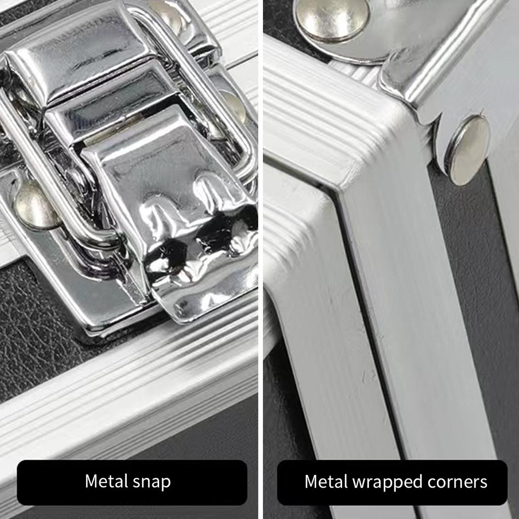 Multiple specifications Aluminum Toolboxes Silver Metal Safety Equipment Cases Portable Instrument Storage Boxes With Handles