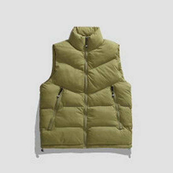 Gilet invernale stile coreano da uomo - Capo esterno imbottito in cotone senza maniche alla moda