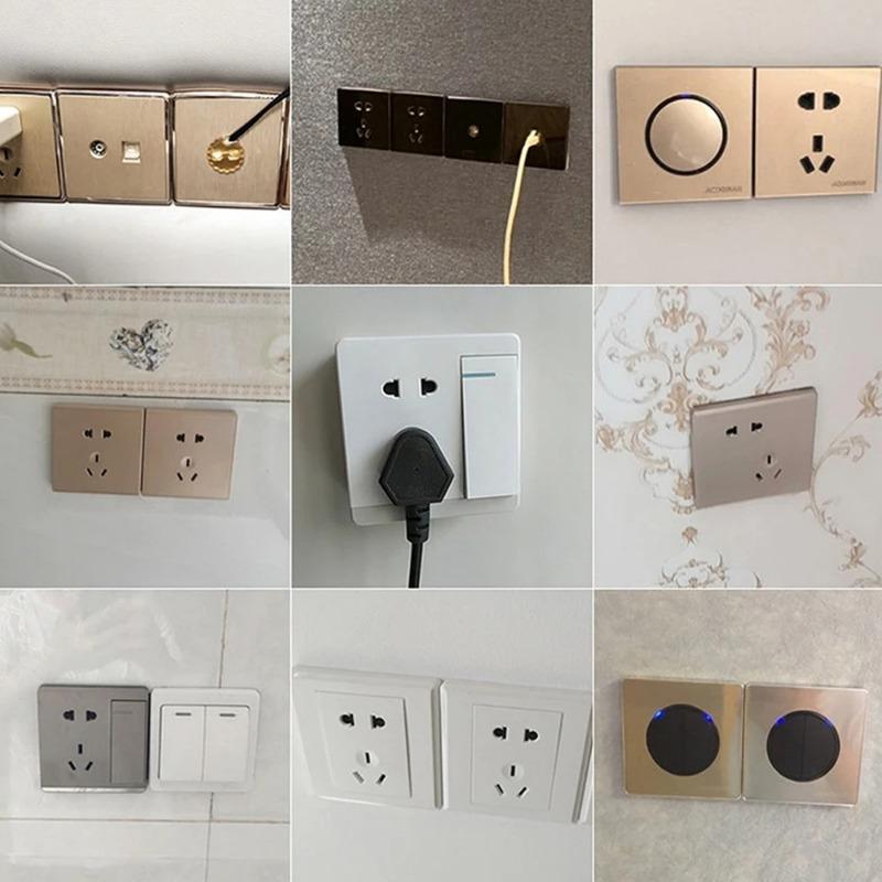 20/1pcs Type 86 Box Repairer Machine Black Box Repair Screw Repair Socket Switch Box Replacement Fixed Wall Repair Support Rod